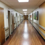 rehabilitation hallway at Fayette Health And Rehabilitation Center